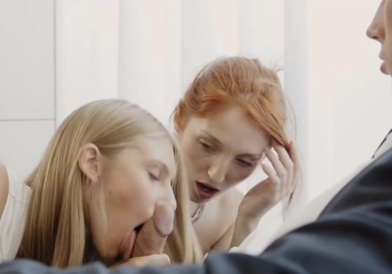 Пригласила в гости подружку и поделилась членом любимого парня