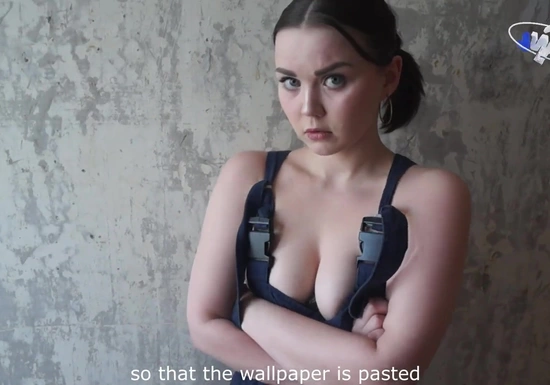 Ремонт в квартире закончился сексом со спермой в рот