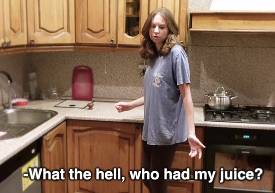 Разборки с соседкой закончились сексом