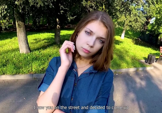 Русская девушка прошла своей первый порно кастинг за деньги