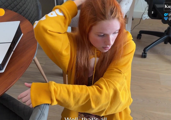 Сводный брат игнорит, а рыжая красотка заставила его трахнуть себя